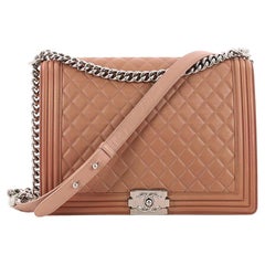Chanel Boy Flap Bag Quilted Lambskin Large