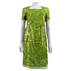 A French Couture sequin embroidered Evening Dress Circa 1990/2000