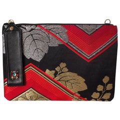 Embroidered Pouch Bag by Mame Huku