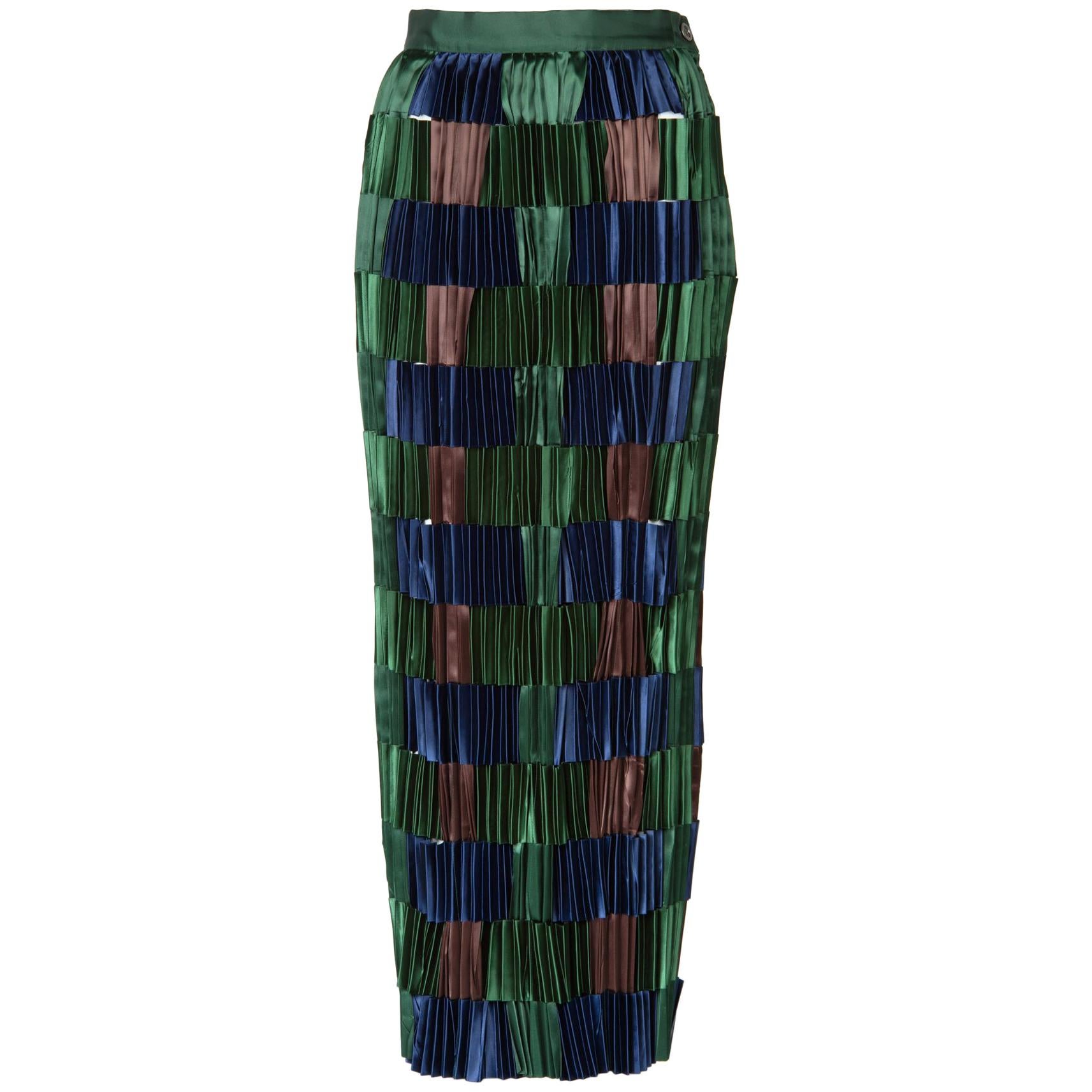 Medium Issey Miyake 1990s Topstitch Skirt