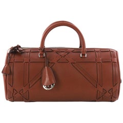 Christian Dior Connect Duffle Bag Giant Cannage Woven Leather