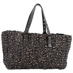 Bottega Veneta Lido Tote Limited Edition Tourmaline Nappa Nastri Leather Medium