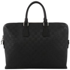 Louis Vuitton Porte-Documents Jour Bag Damier Infini Leather 