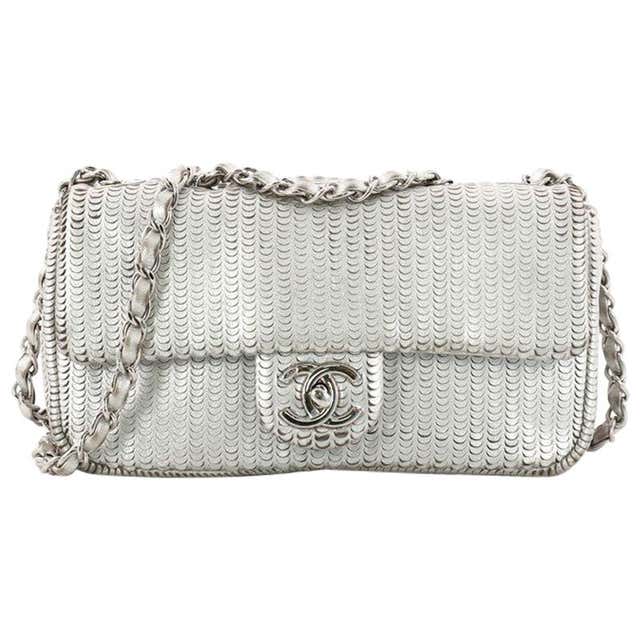 Chanel CC Flap Bag Laser Cut Leather Small at 1stDibs | chanel laser ...