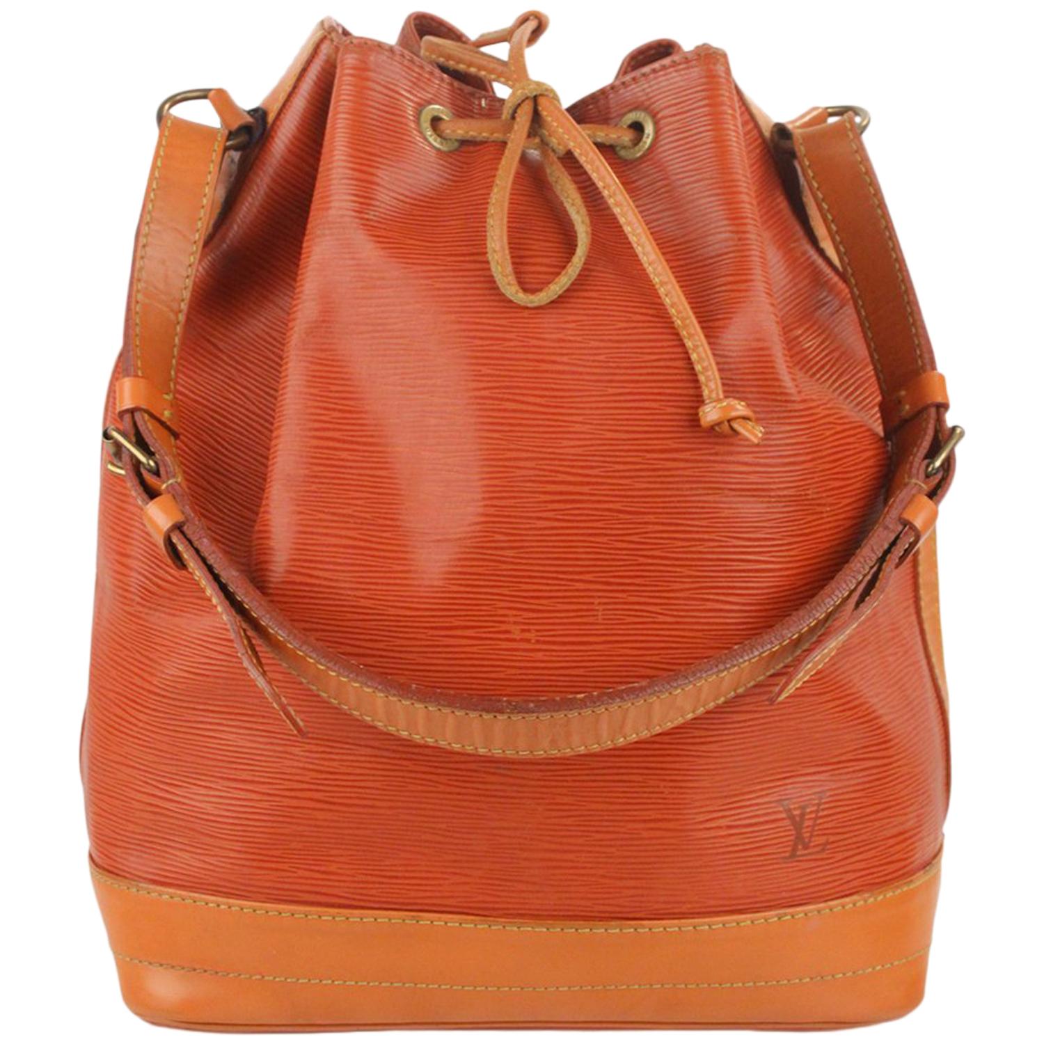 Louis Vuitton Vintage Tan Epi Leather Noé Shoulder Bag