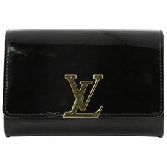 Louis Vuitton Chain Louise Clutch Patent PM