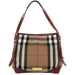 Burberry Canterbury Tote House Check Canvas Small