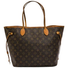 Used LOUIS VUITTON 'Neverfull' Bag in Brown Monogram Canvas