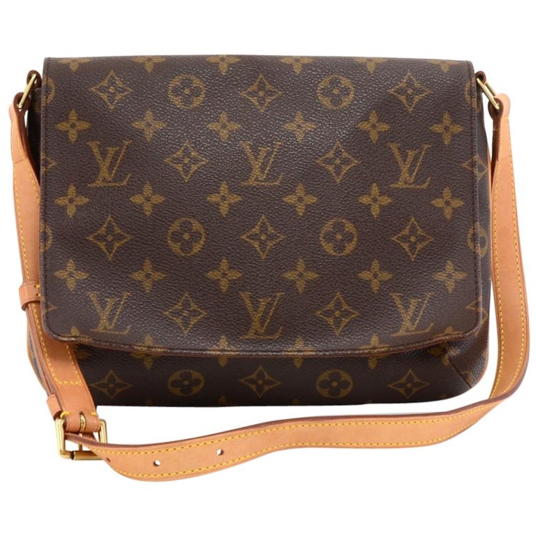 Louis Vuitton Musette Tango Monogram Canvas Shoulder Bag For Sale