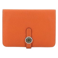 Hermes Dogon Compact Wallet Leather