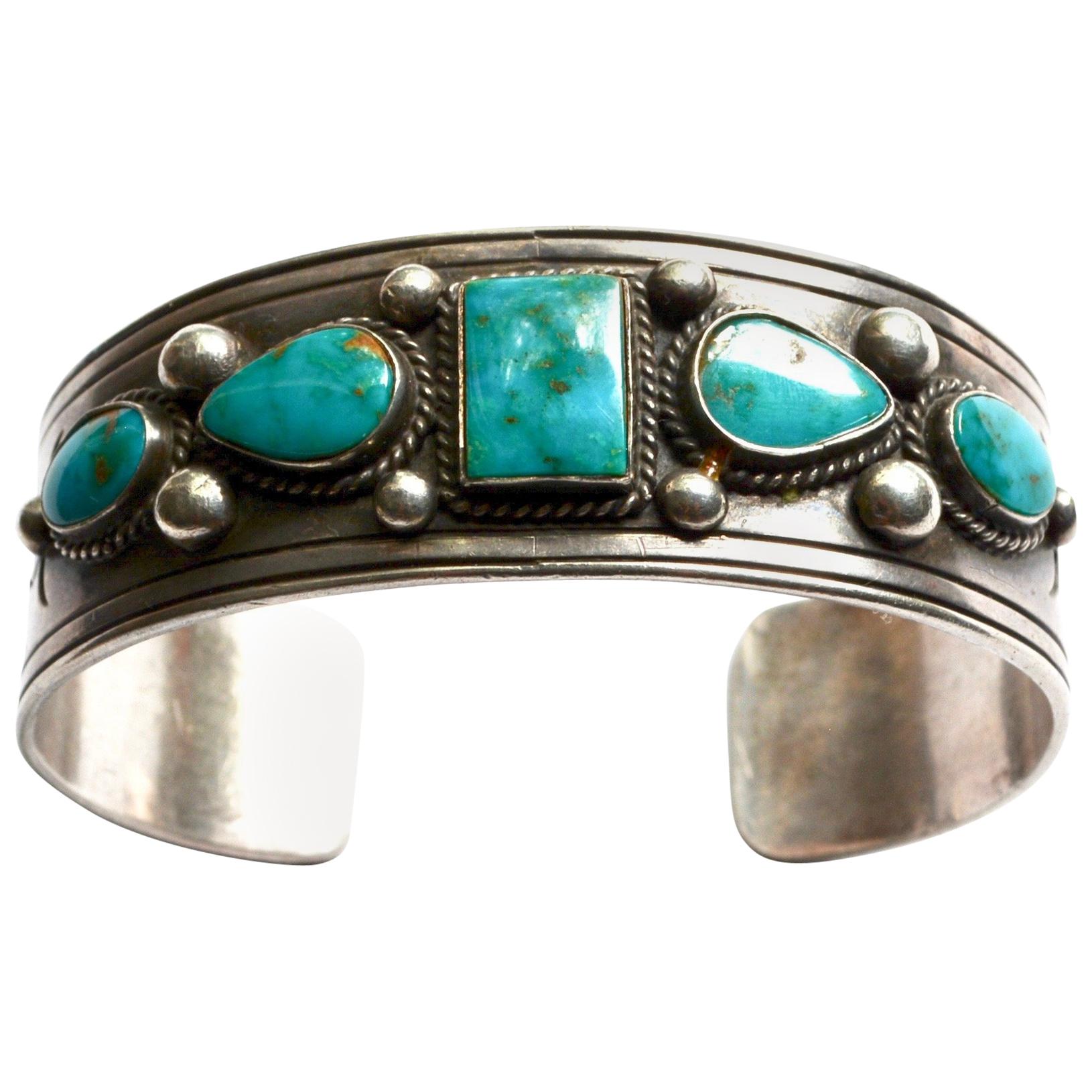 1940s Navajo bracelet/ cuff For Sale