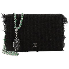 Chanel Wallet on Chain Fringe Tweed
