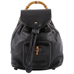 Gucci Bamboo Tassel Backpack Leather Mini