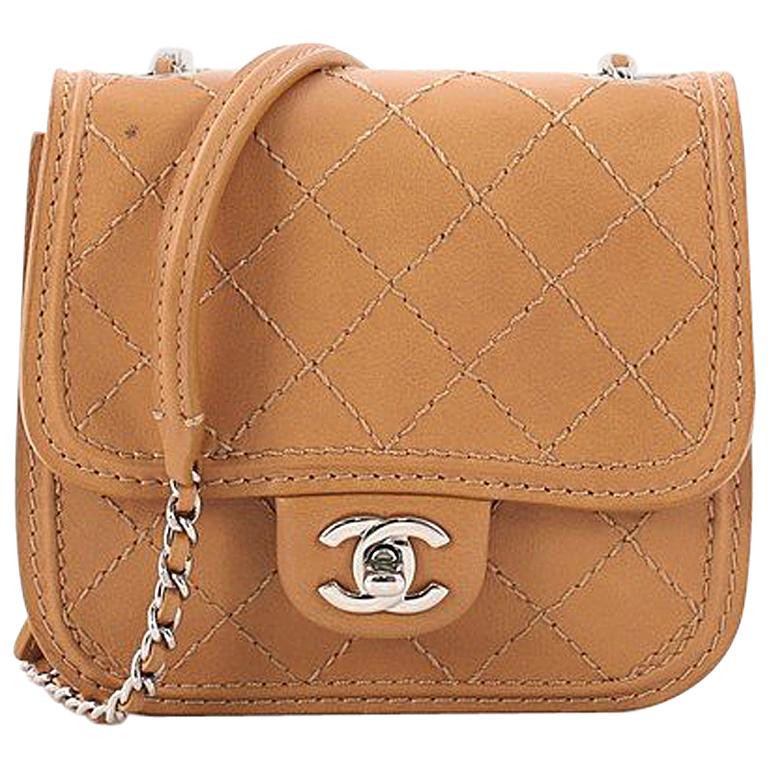 Brown Chanel Quilted - 139 For Sale on 1stDibs