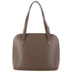  Louis Vuitton Lussac Handbag Epi Leather