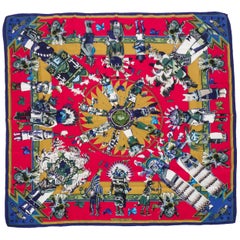 Sciarpa da collezione Hermès Kachinas, Kermit Oliver