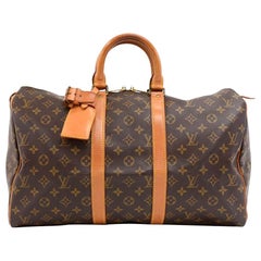 Vintage Louis Vuitton Keepall 45 Monogram Canvas Duffle Travel Bag