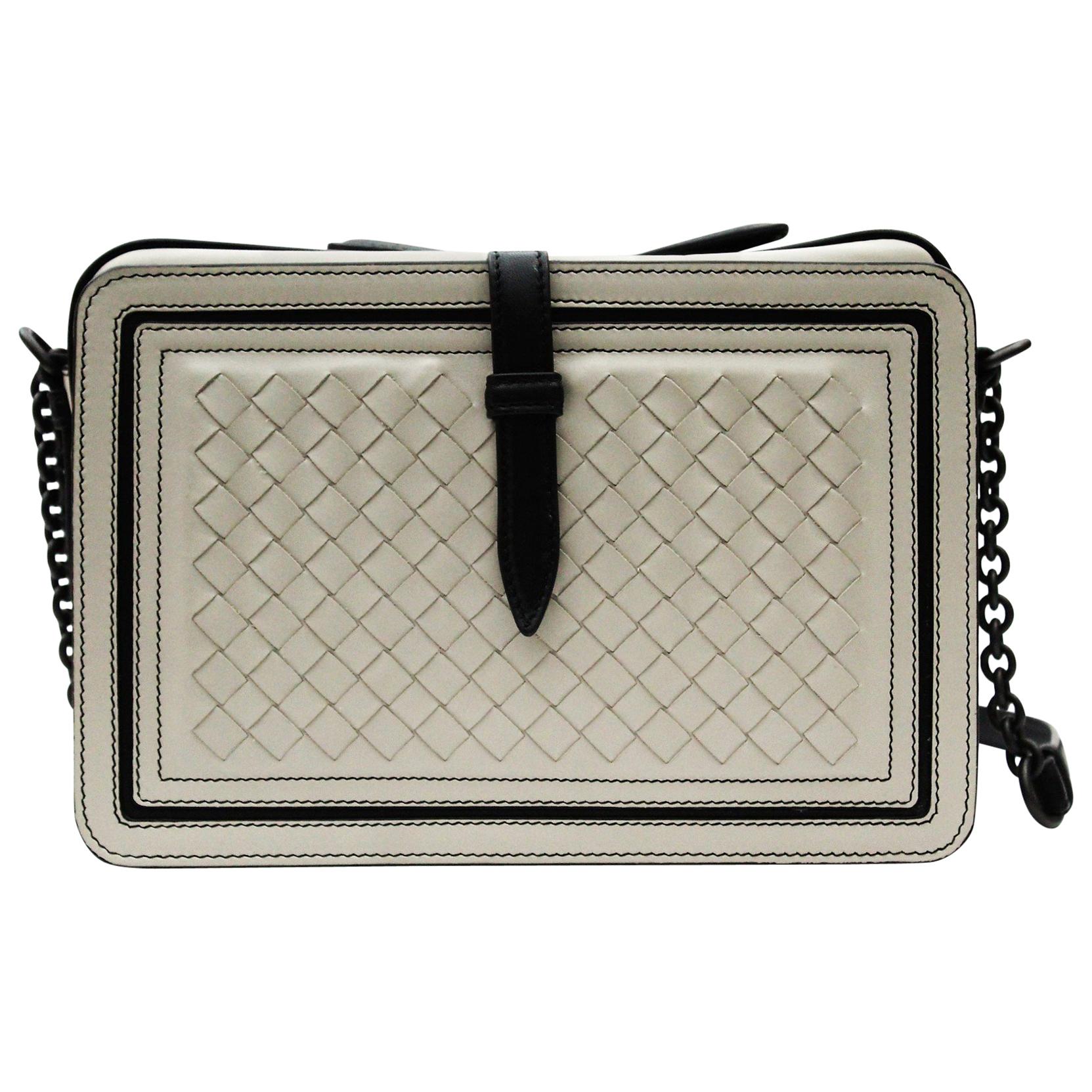 Bottega Veneta Gray Leather Crossbody/Shoulder Bag