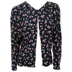 Top estampado Fantasía años 30