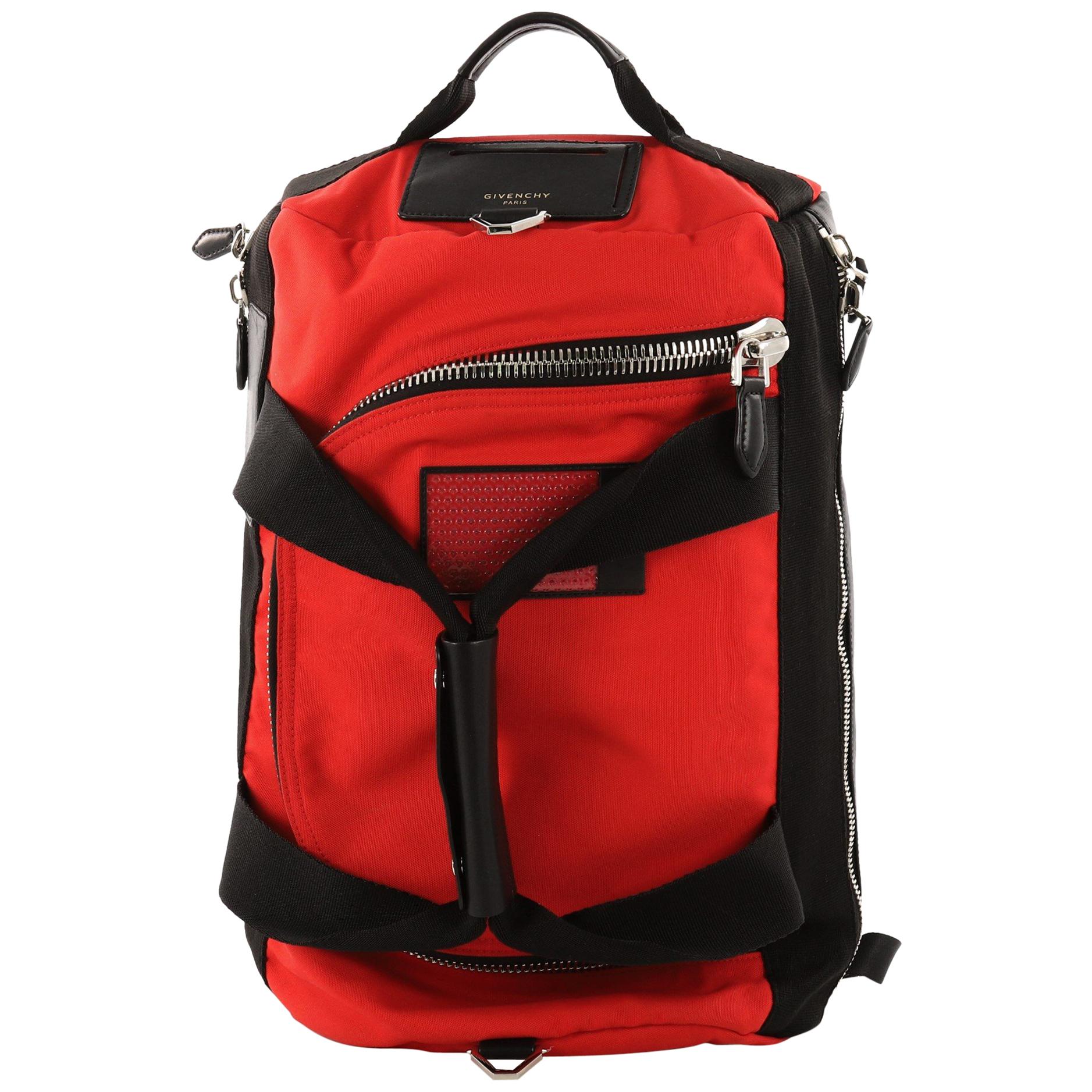 Givenchy Convertible Duffle Backpack Nylon and Leather