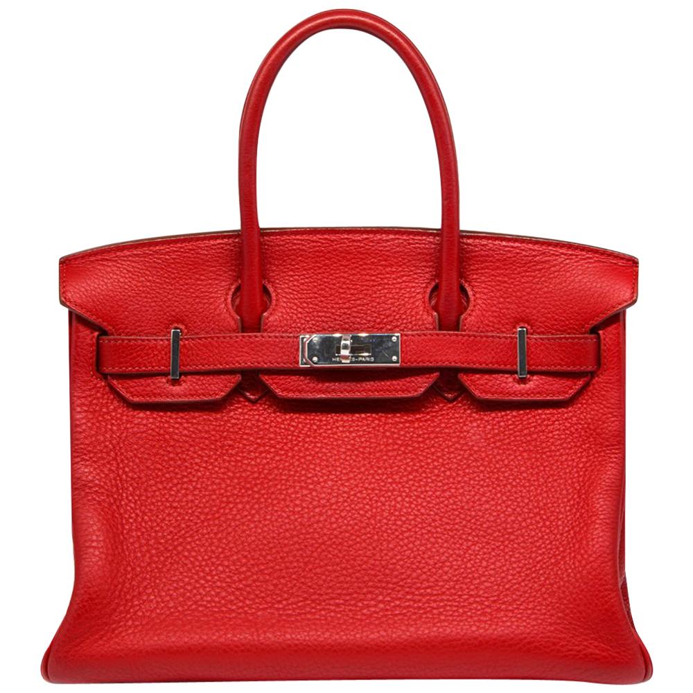 Hermes Vermilion 30cm Birkin Bag