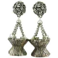 Chantal Thomass Vintage Novelty Corset Dangling Earrings