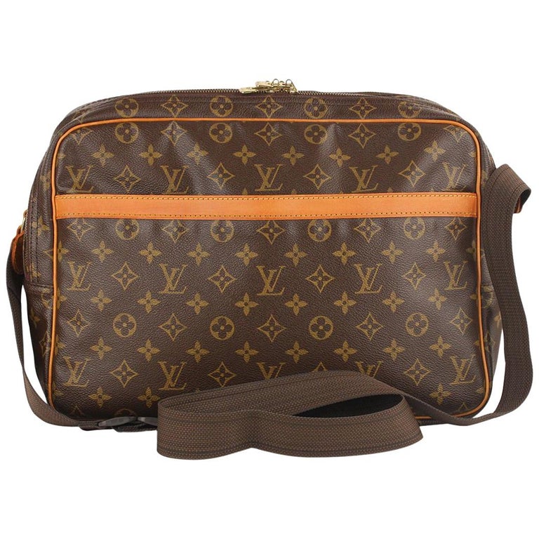 Louis Vuitton Vintage Monogram Canvas Reporter GM Messenger Bag For