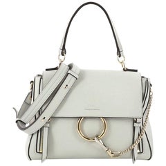 Chloe Faye Day Handbag Leather with Suede Small
