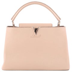 Louis Vuitton Capucines Handbag Leather MM