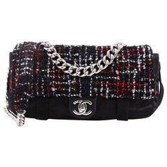  Chanel Astronaut Essentials Flap Bag Tweed with Quilted Nylon Small