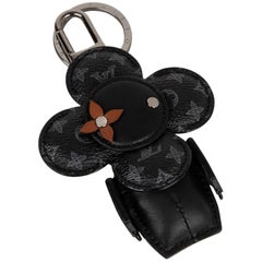 Louis Vuitton Vivienne DouDoune Bag Charm / Key Holder Monogram Ink Eclipse Rare