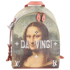 Louis Vuitton Palm Springs Backpack Limited Edition Jeff Koons Da Vinci Print Ca