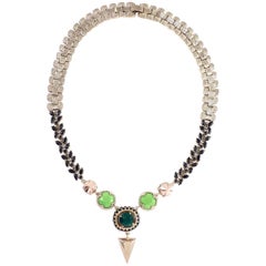 Iosselliani Vintage Chain Anubian Necklace
