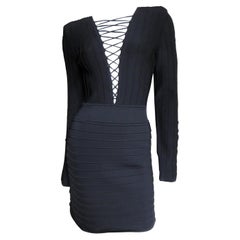 Pierre Balmain New Lace Up Bandage Kleid