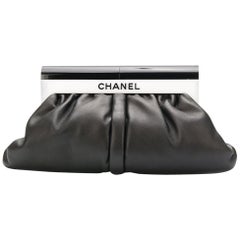 Chanel Black & White Perspex and Lambskin Bag