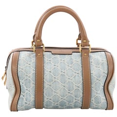 Gucci Convertible Joy Boston Bag GG Denim Small