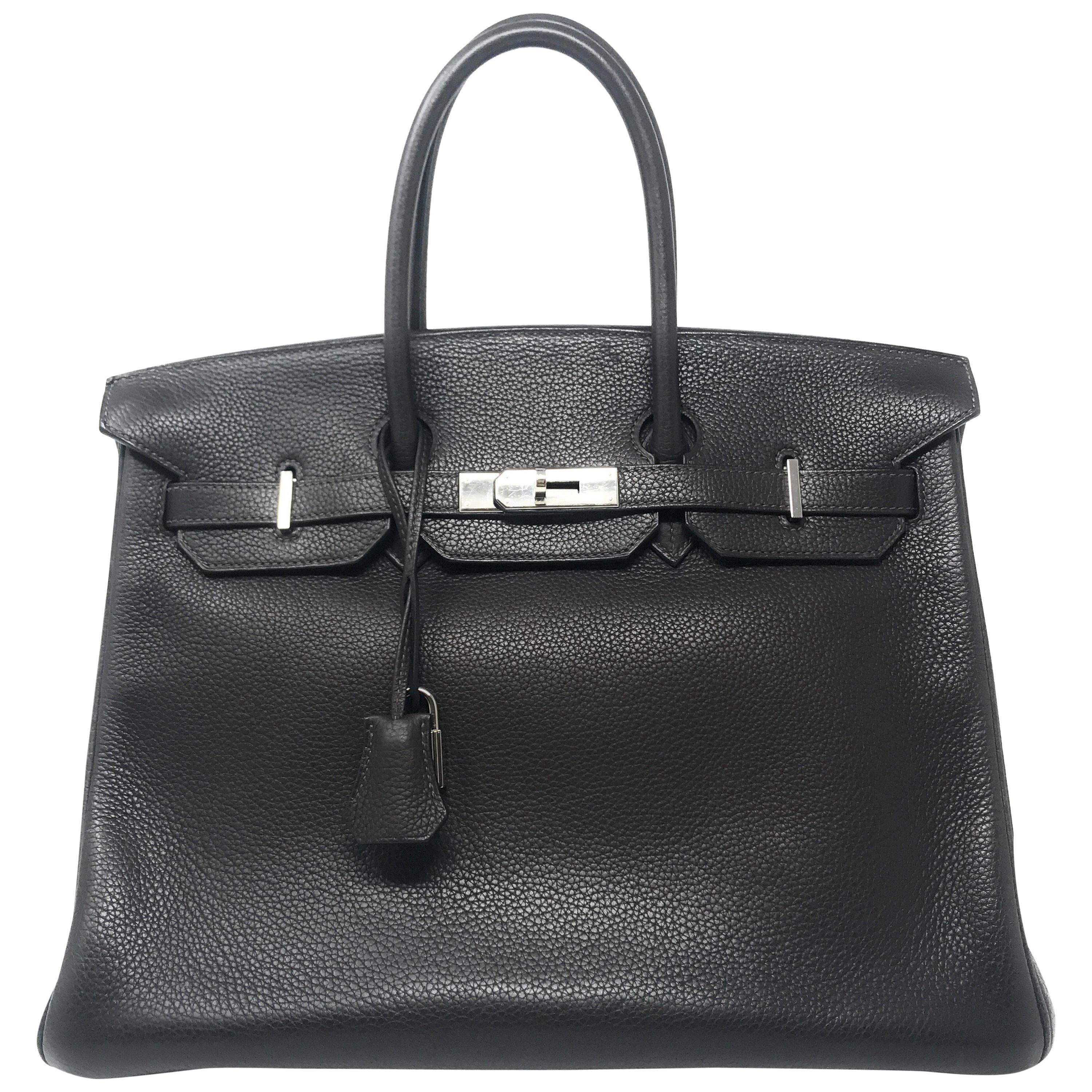 Hermes Birkin 35cm Chocolate Brown For Sale