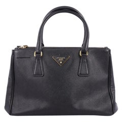 Prada Double Zip Lux Tote Saffiano Leather Small