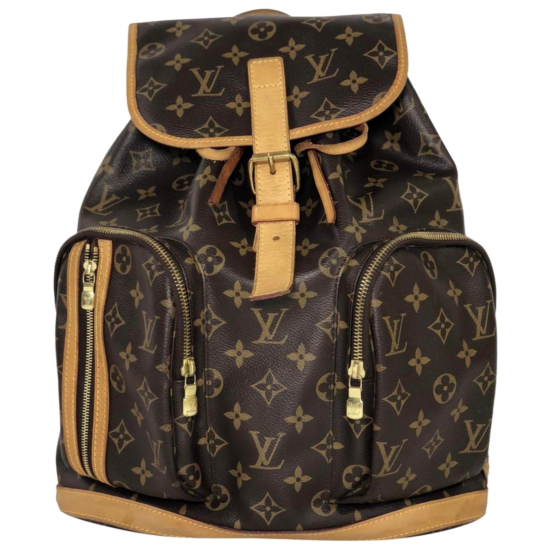 Louis Vuitton Monogram Bosphore Backpack Handbag For Sale at 1stDibs