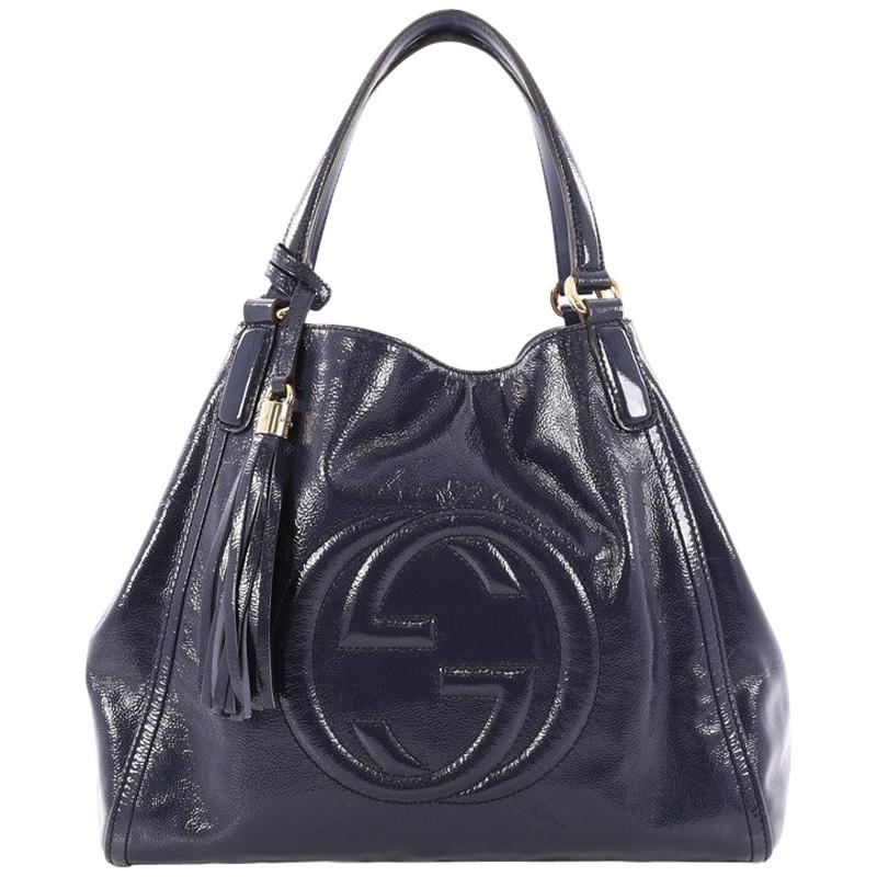 Gucci  Soho Shoulder Bag Patent Medium