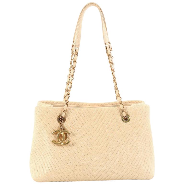 Chanel Trendy CC Top Handle Bag Chevron Lambskin Small For Sale at