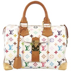 Louis Vuitton Speedy Handbag Monogram Multicolor 30