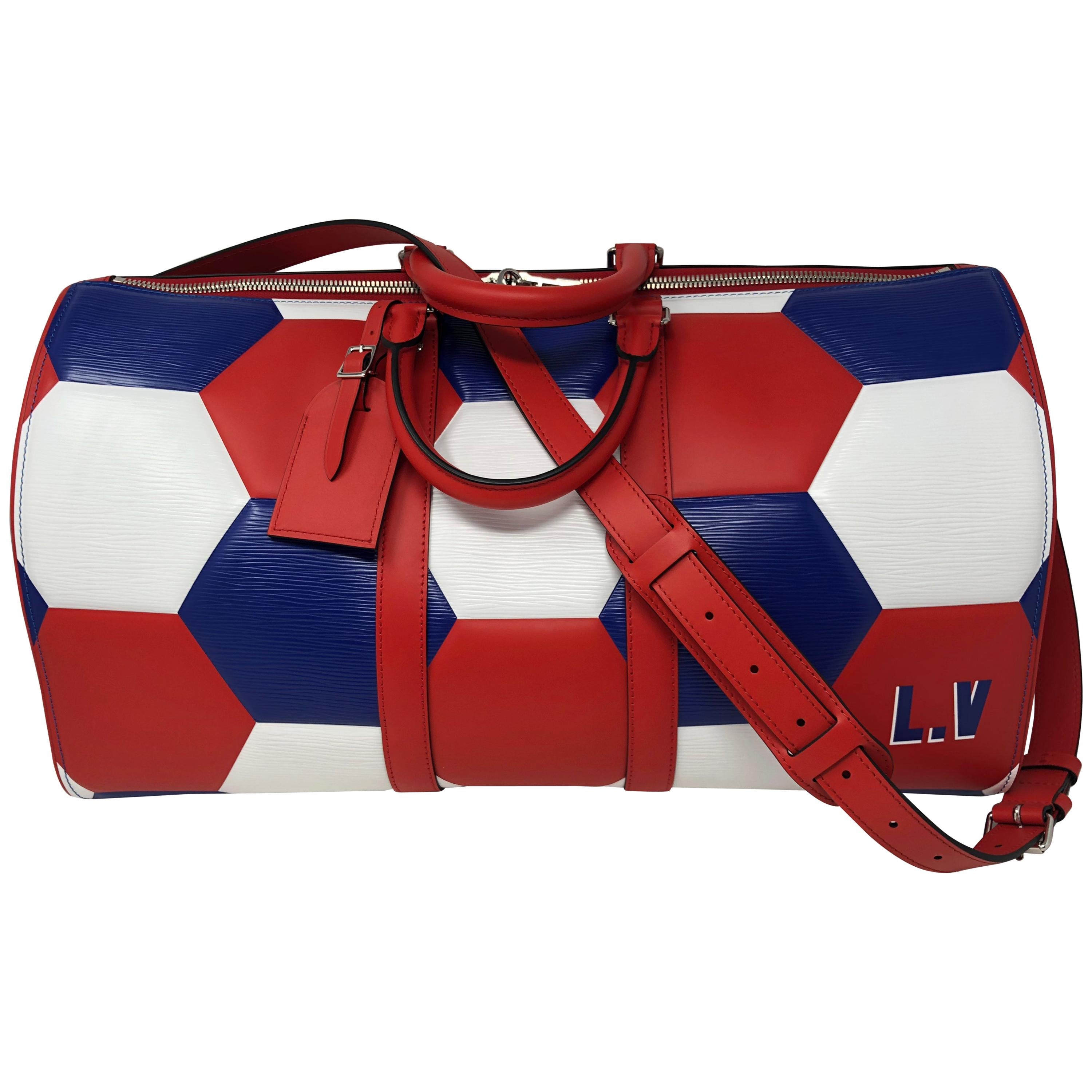 Louis Vuitton FIFA World Cup Soccer Keepall 50 Bag at 1stDibs | louis  vuitton soccer bag, soccer duffle bag, soccer bag louis vuitton