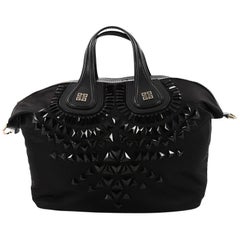 Givenchy Nightingale Satchel Studded Nylon Medium