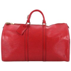 Louis Vuitton Keepall Bag Epi Leather 55