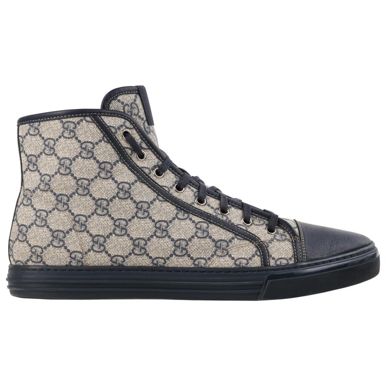 GUCCI A/W 2012 "California" GG Guccissima Monogram High Trainers at 1stDibs