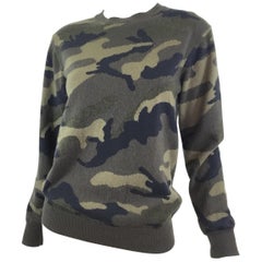 Valentino Camo Cashmere Sweater 