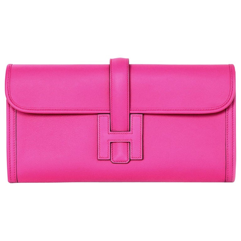 Hermes Jige Clutch Swift Elan 29 Black - US