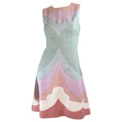 Valentino Pastel Linen Dress, Spring 2015 