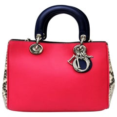Christian Dior Limited Edition Python Leather Handbag